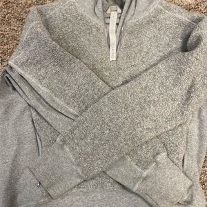 Grey Lululemon Sherpa Quarter Zip